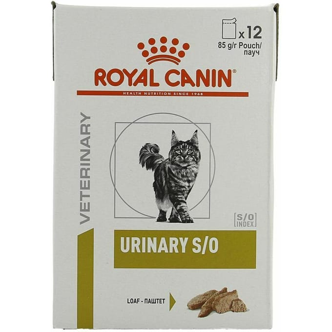 Royal Canin Veterinary Diet Urinary S/O Loaf Wet - Kattenvoer - 12x85 g