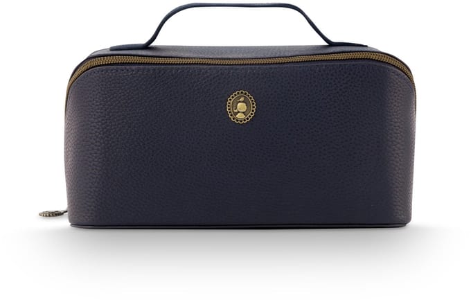 Pip Studio - Cyrille Make-up Tasje Dames - Toilettas - Blauw - 11x5x22cm