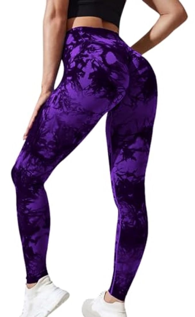 Dames sportlegging met hoge taille - Push-up effect & naadloos design
