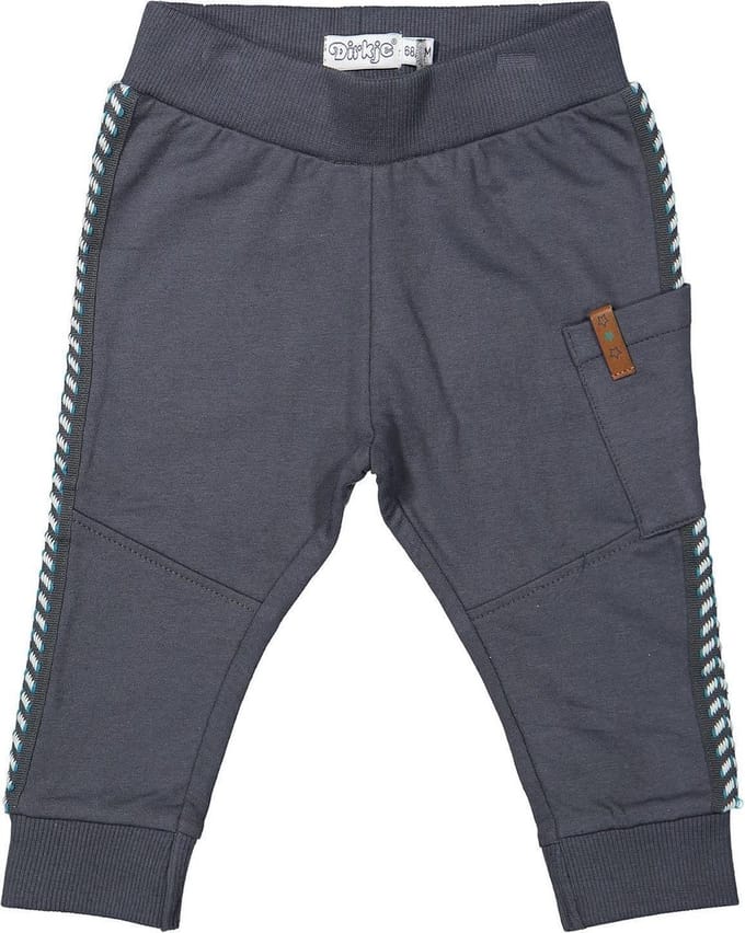 Dirkje - Jongens Jogging Broek - Grey -  maat56