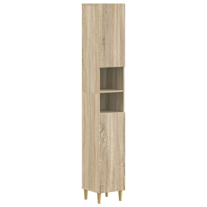 vidaXL - Badkamerkast - met - Open - Plank - ARNHEM - Sonoma - Eiken