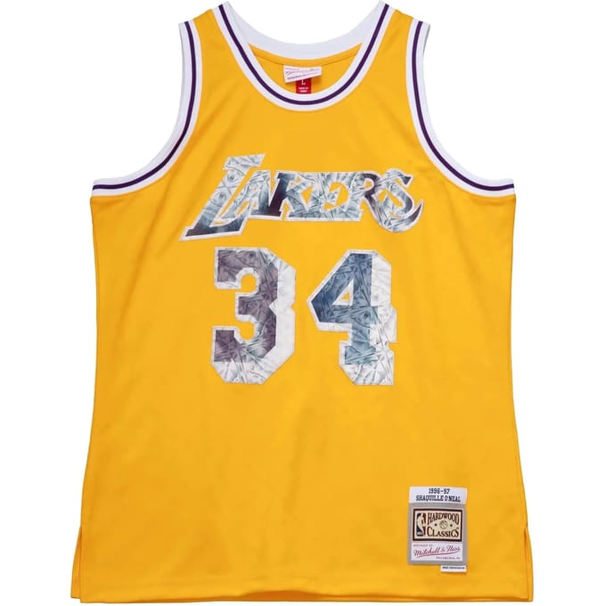 NBA-shirt Los Angeles Lakers Shaquille O’Neal NBA 75Th 1996