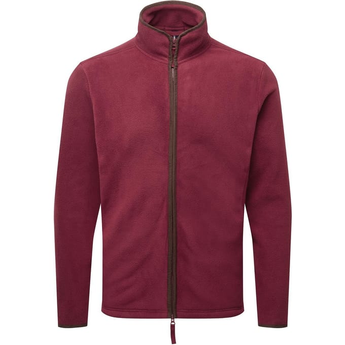 Premier Heren Artisan Fleece Jas (Bourgondië)