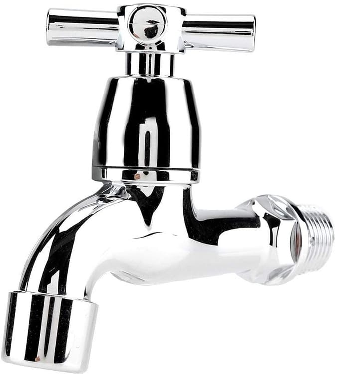 Zerodis Professionele Koudwaterkraan voor Keuken en Badkamer - Chroom ABS