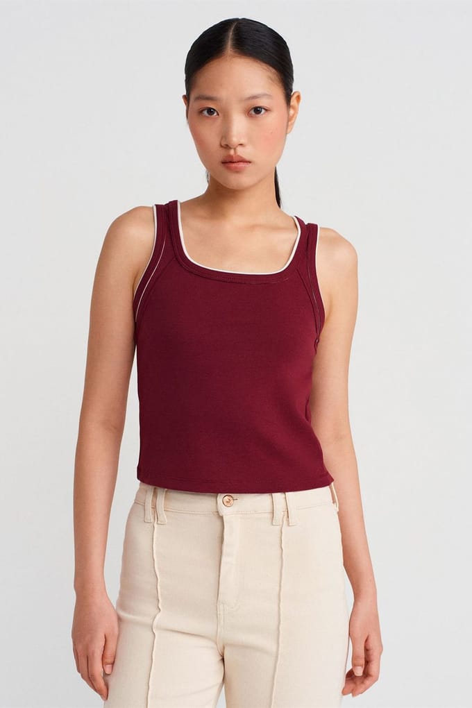 Dames Ribbels Katoen Cami Blouse