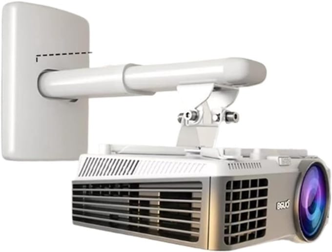 Projector Muurbeugel - Projectorhouder Beamer - Thuisbioscoop Opzetten - Verstelbare Lengte - Universeel - Zwart