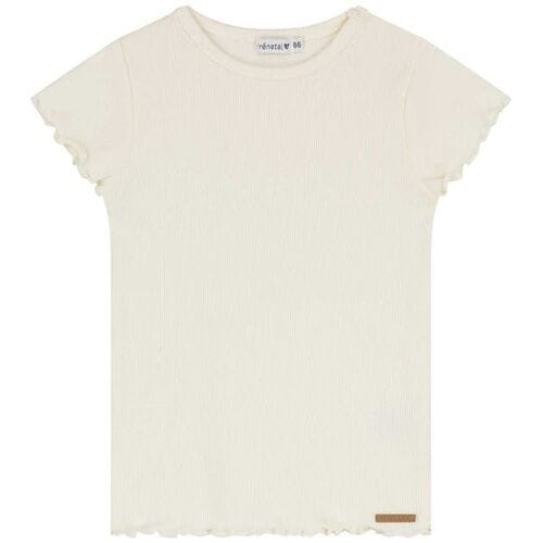 Prénatal peuter T-shirt - Meisjes - Gebroken wit - Maat 98