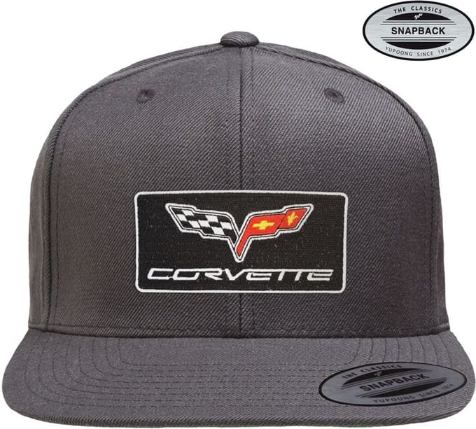 Corvette Cap C6 Patch Premium Snapback-pet GM-91-CORV9903-CB65