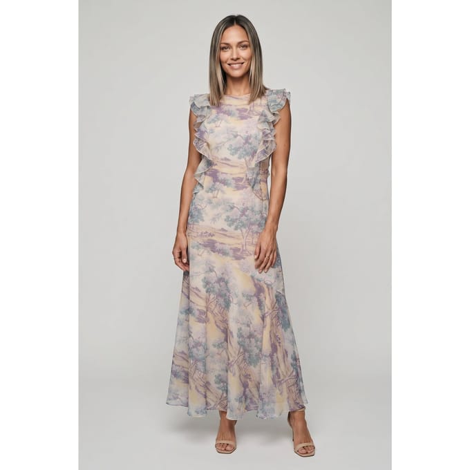 & Other Stories Nikki Dress Beige Größe: 36 | Maxikleider Outlet | Damen | Braun