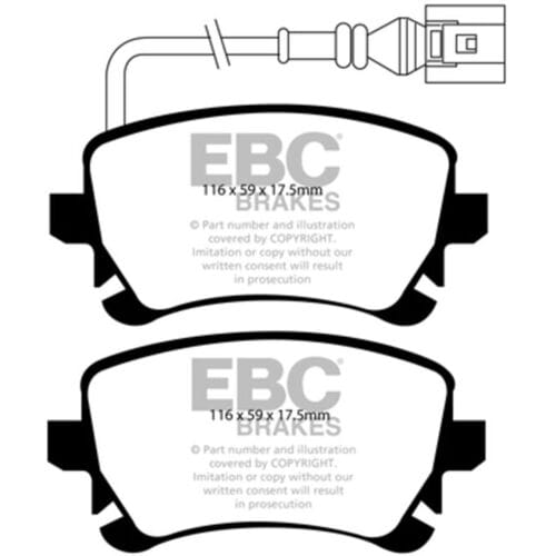 Remblokset, schijfrem EBC BRAKES DP41534R