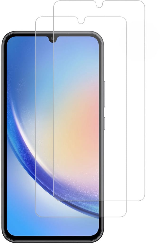 imoshion Screenprotector Gehard Glas Duopack - Geschikt voor Samsung Galaxy A34 (5G)