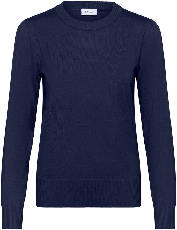 Saint Tropez MilaSZ Pullover Dames Trui - Navy Peony