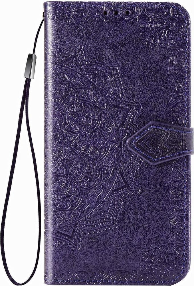 Geschikt voor Samsung Galaxy S20 Bookcase - Paars - Bloemen - Portemonnee Hoesje