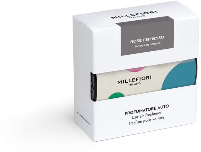 Millefiori Milano - Autoparfum Icon T6 - Textile - Rose Espresso