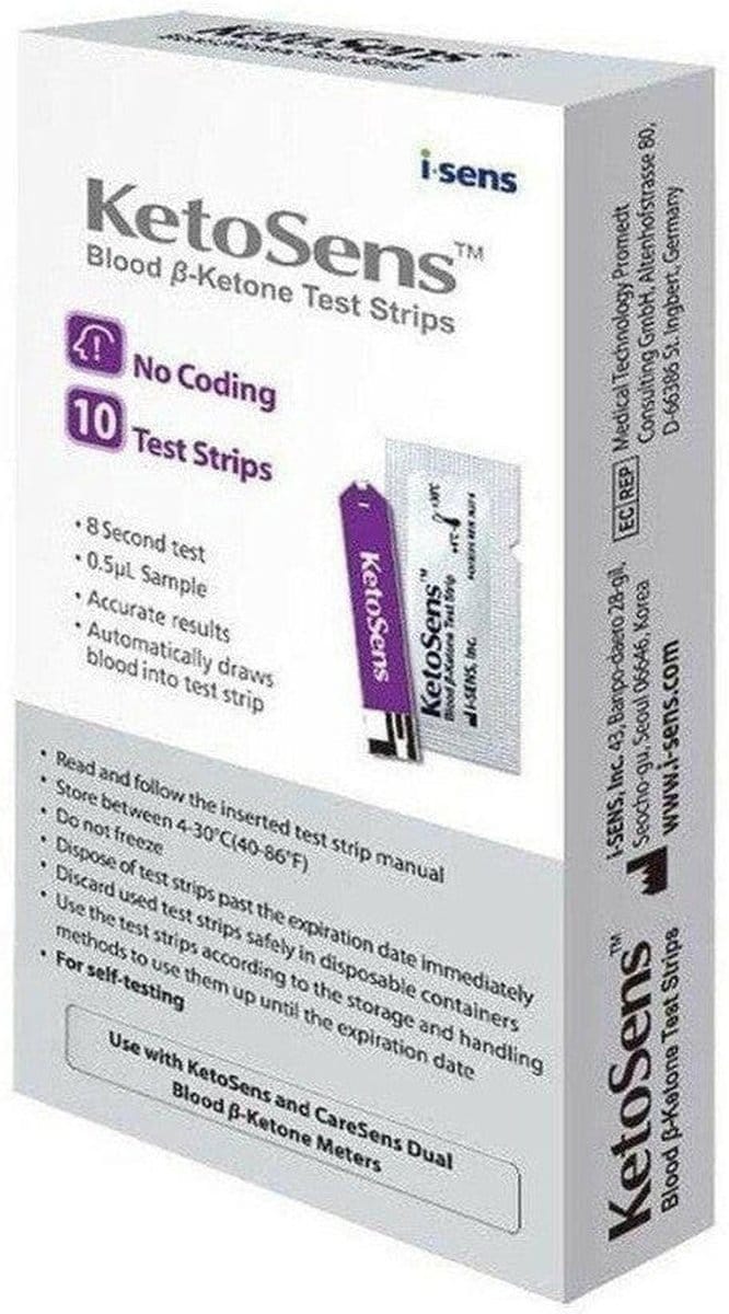 KetoSens bloed ketonen teststrips (10)