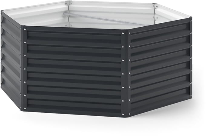 OK-Living Hoogbed – 129 x 129 cm Antraciet