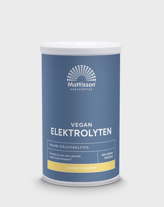 Mattisson - Elektrolyten Poeder Lemon - Electrolytes - Sportdrank - 300 Gram