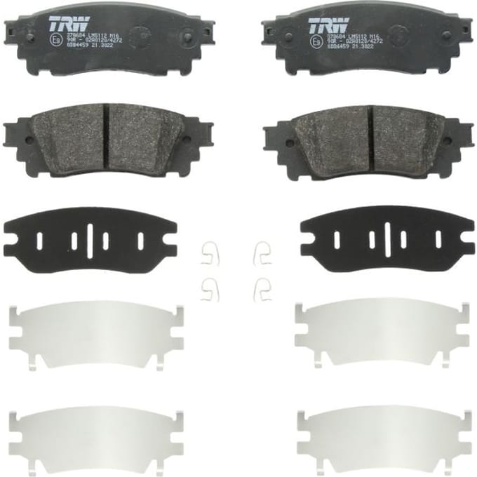 Remblokset TRW GDB4459, achter