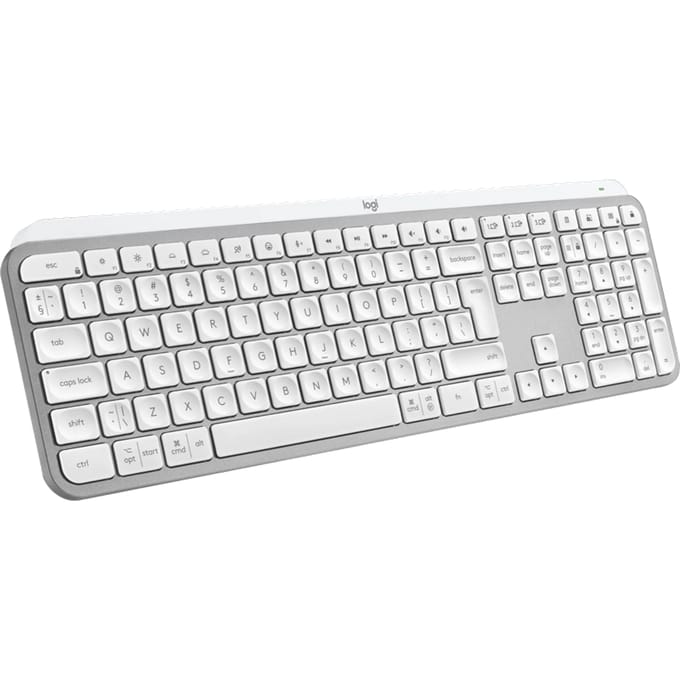 Logitech MX Keys S Pale Grey - US - Toetsenbord - Engels (US international) - Grijs