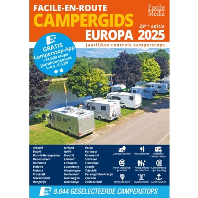 Campergids Europa 2025 - Facile-En-Route