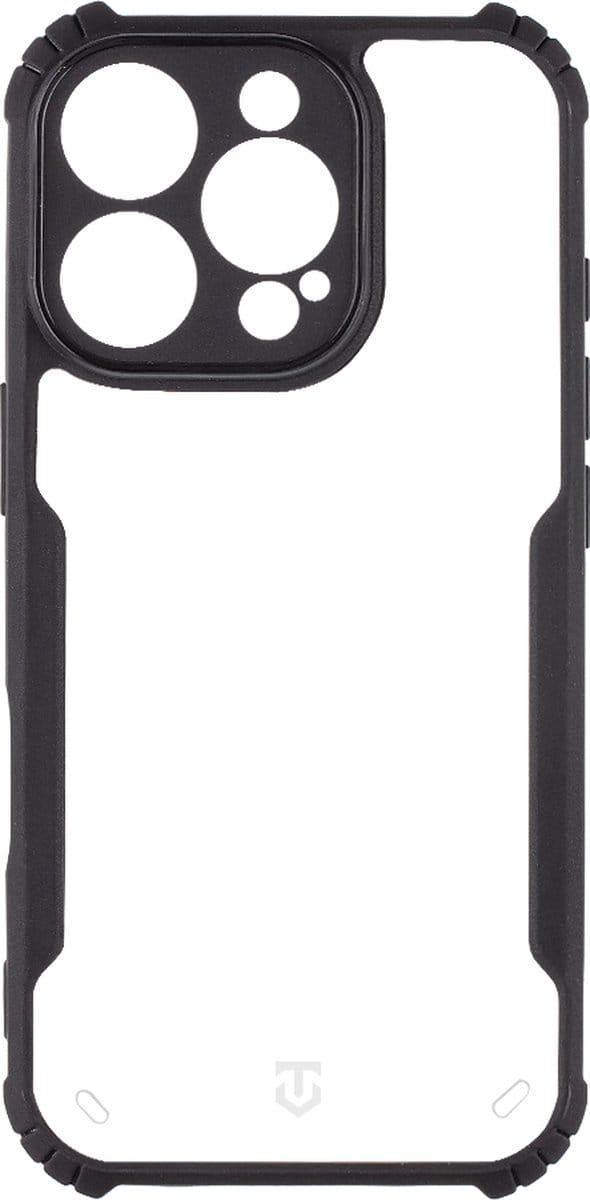 Tactical iPhone 16 Pro Max Quantum Stealth Cover – Transparant Hoesje – Clear Black