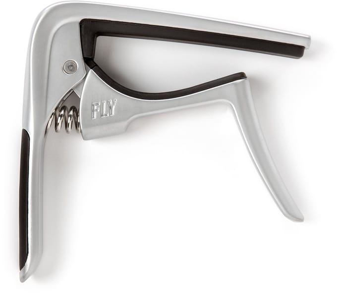 Dunlop 63CSC Trigger Fly Capo, Satin Chrome - Capodaster voor staalsnarige gitaar