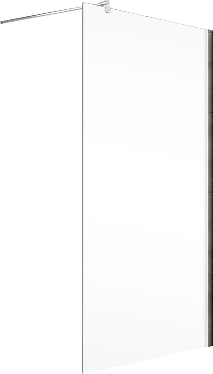 Schulte douchewand - inloopdouche - 90x200 cm - 8mm - transparant veiligheidsglas - antikalk -chroom - premium Masterclass M8
