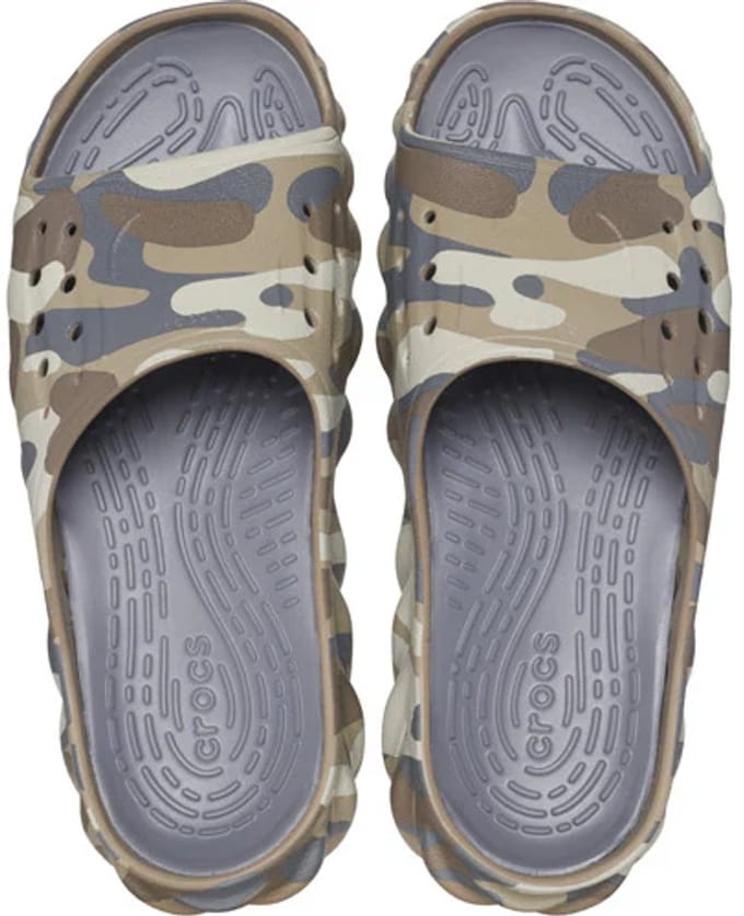Crocs Echo Camo Redux Slide Charcoal Maat 43/44 US M10/W12