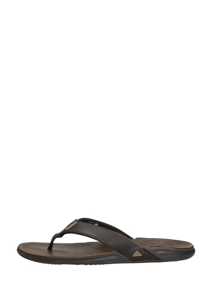 Reef J-Bay Iiidark Brown/Dark Brown Heren Slippers - Donkerbruin - Maat 40
