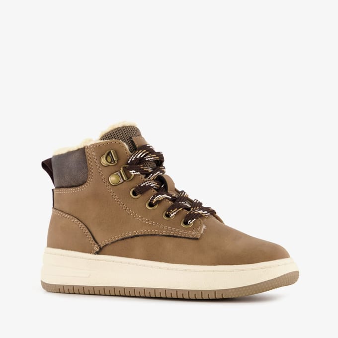 Blue Box hoge jongens sneakers cognac - Maat 32