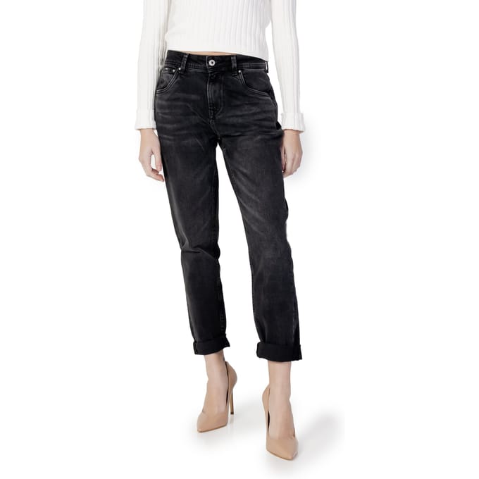 Boyfriend Jeans met Omgeslagen Zoom