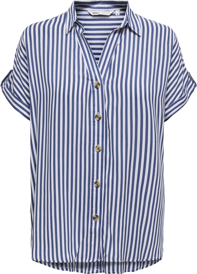ONLY CARMAKOMA - CARYASMIN SHIRT S/S WVN NOOS Dames Blouse