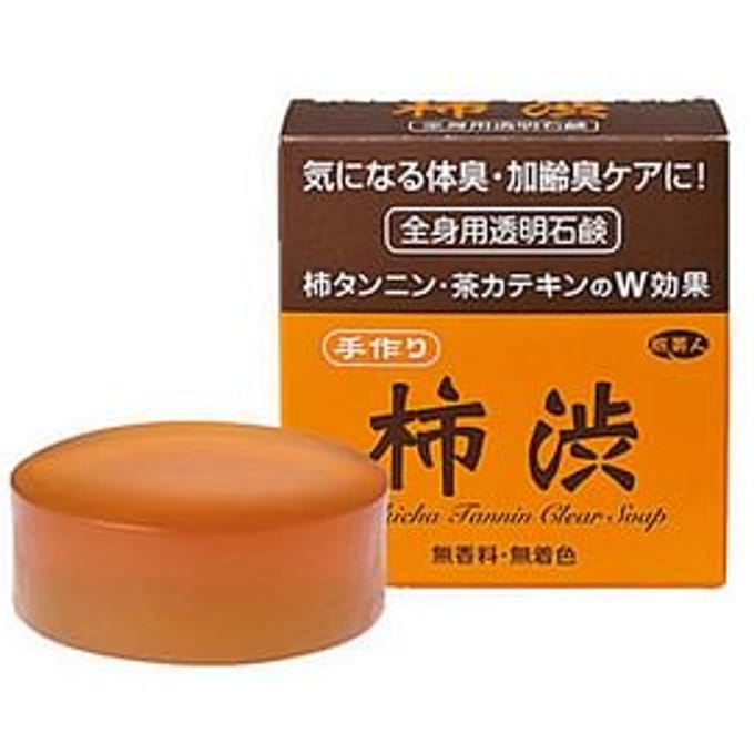 Tabibijin - Persimmon Tannin All-purpose Transparent Soap 100g