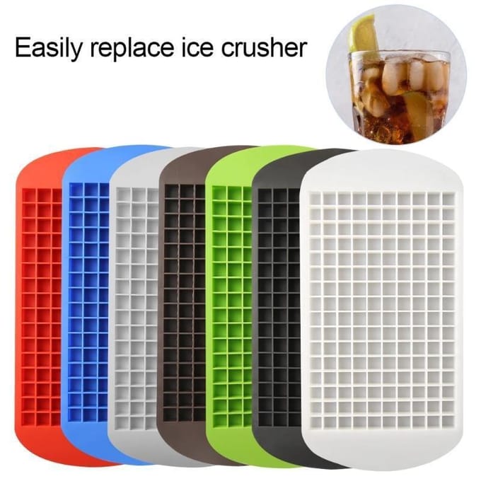 Moule à glaçons en silicone Moule à glaçons en silicone Pliable Bac à glaçons Mini Moule à glaçons carrés Moule à sucettes glacées vert