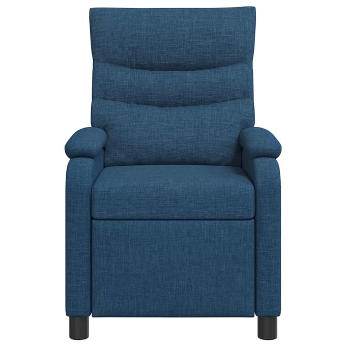vidaXL - Recliner - Blauw - Stof