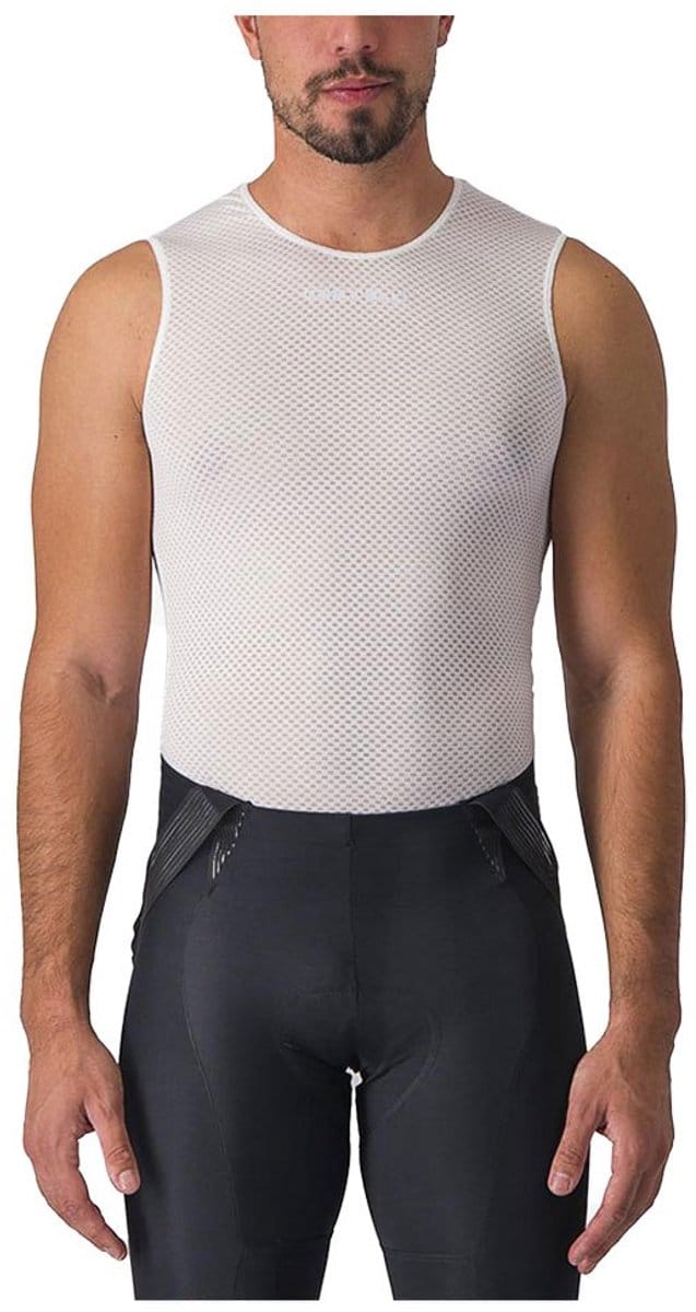Castelli Pro Mesh 2.0 Mouwloos Basislaag Wit XS Man
