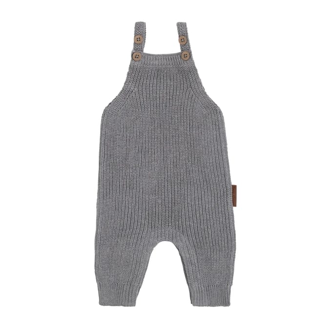 Baby's Only Salopette Soul - Grijs - 68 - 100% ecologisch katoen - GOTS