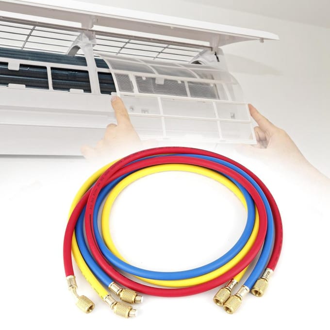 1.5m 600psi 1 4in Airconditioning Fluorbuis Koelmiddel Toevoegtool Accessoire