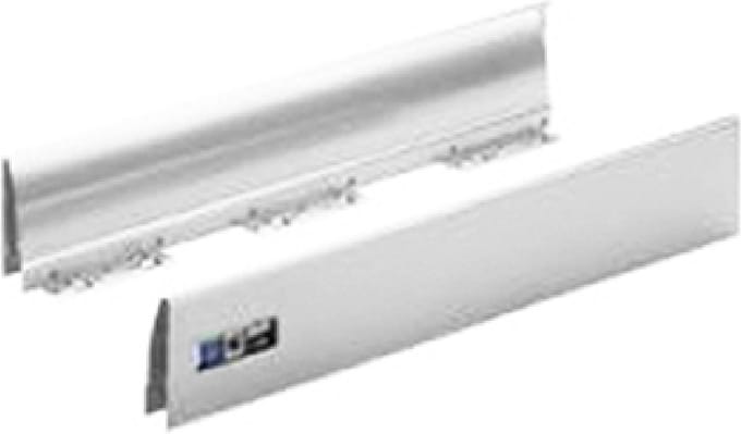 Hettich ladezijkant innotech 300mm wit links ( a 1 st )