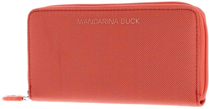 MANDARINA DUCK Portemonnee MD20 Zip Wallet Tangerine Koraalrood