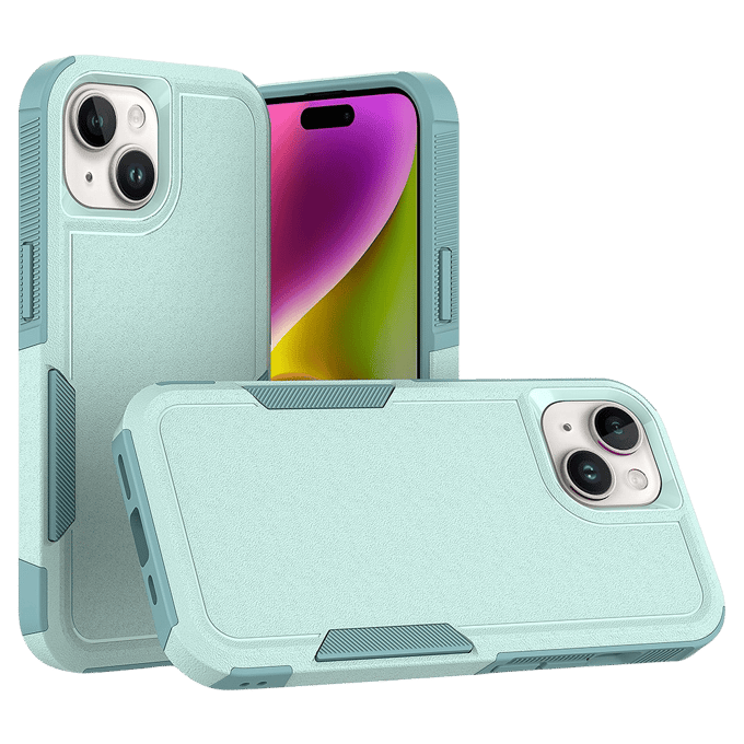 CaseBody Apple iPhone 15 Rugged Armor Back Cover Groen