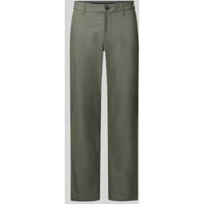 straight fit broek van katoenmix