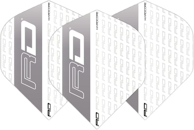 Red Dragon Hardcore XT White Grey RD - Dart Flights