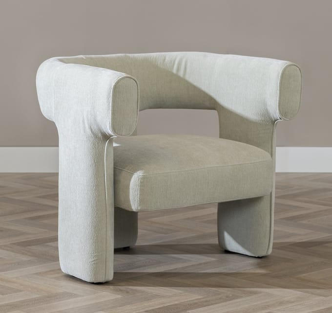 Bronx71® Scandinavische fauteuil Bibi chenille mintgroen