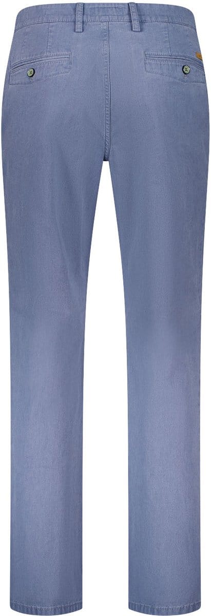 Blauwe pantalon Gardeur Modern Fit Benito katoen