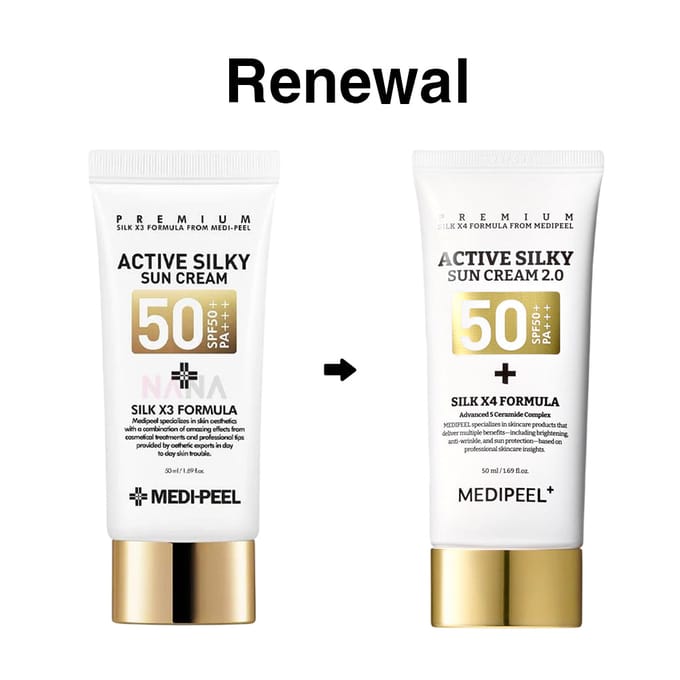 Actieve Zijdezachte Zonnecrème 2.0 SPF50+ PA+++ 50ml/1.69fl.oz.