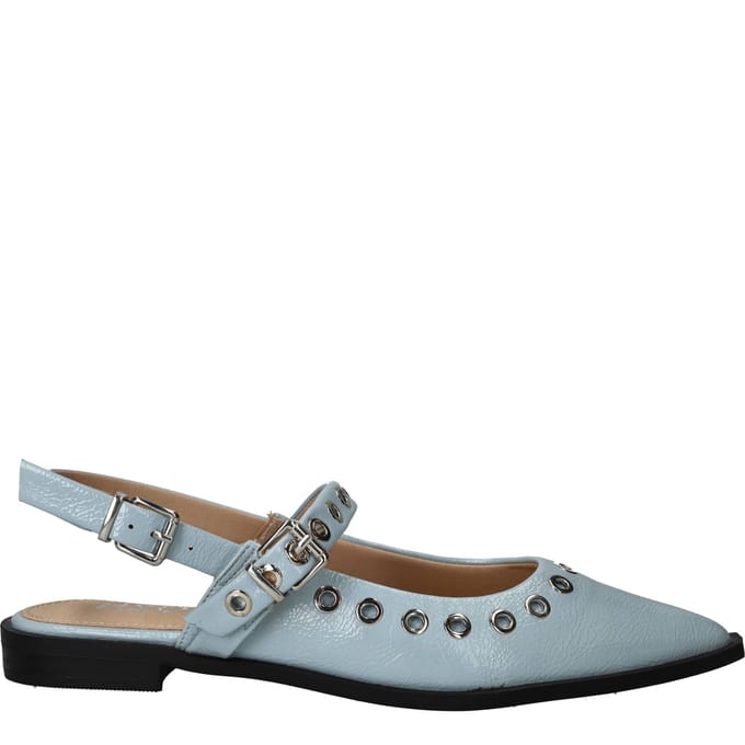 POSH by Poelman Instappers - Dames - Blauw - Maat:38