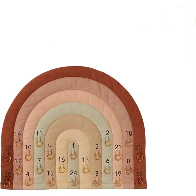 Mini kalender van biologisch katoen OYOY Living Design