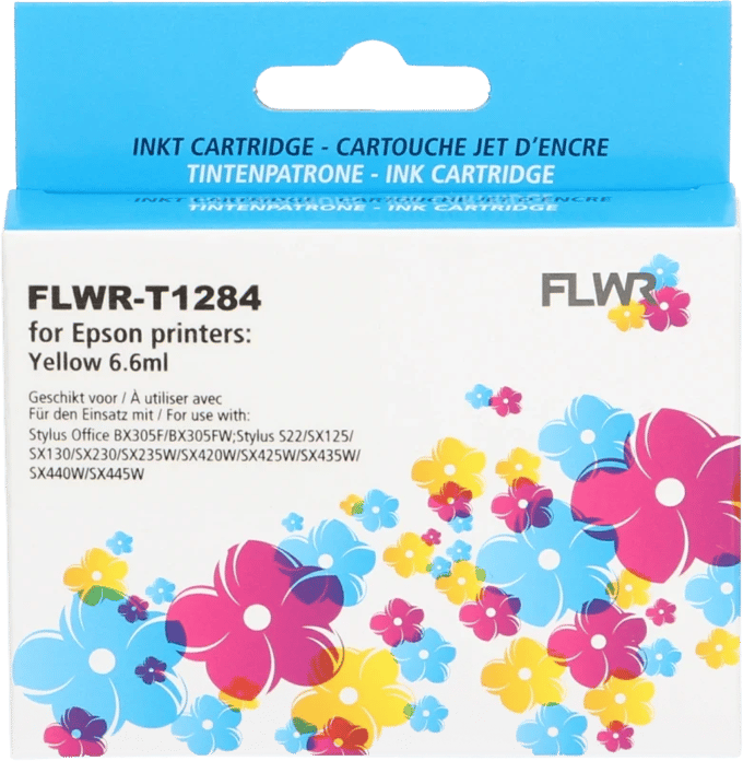 FLWR - Cartridges / Epson T1284 / geel / Geschikt voor Epson