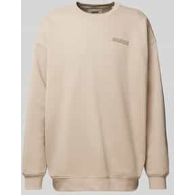 Sweatshirt met labelprint, model 'EMIS'